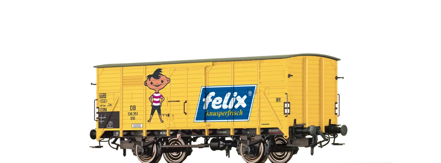 67448 - Gedeckter Güterwagen G10 "Felix" der DB
