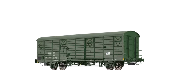 49914 - Gedeckter Güterwagen Gbqss-z§1742§ "Postwagen" DR