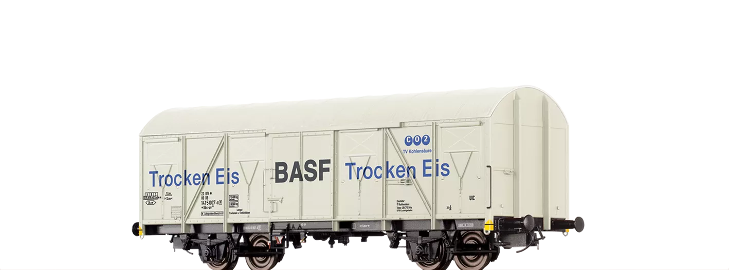 47276 - Gedeckter Güterwagen Gbs-uv§253§ "BASF Trocken Eis" DB