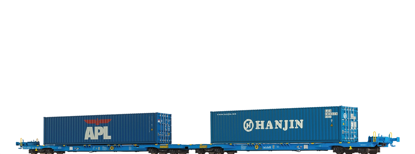 48110 - Containerwagen Sffggmrrss§36§ "APL / HANJIN" AAE