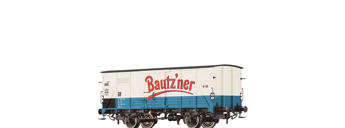 49714 - Gedeckter Güterwagen (Gw) G "Bautz'ner" DR