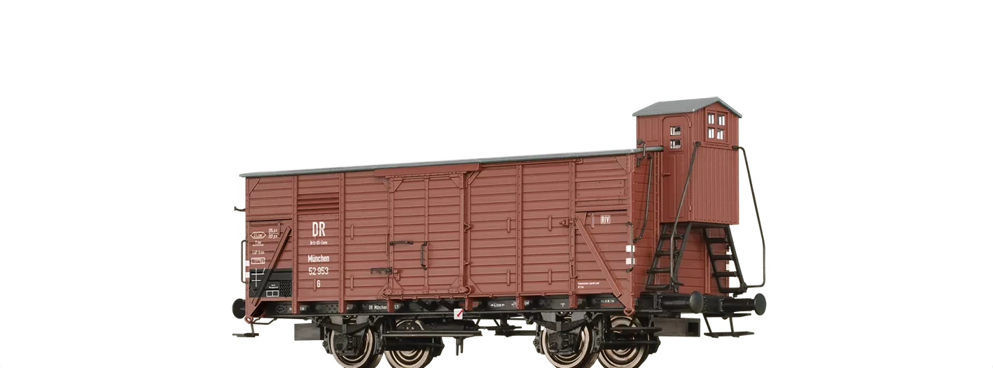 49822 - Gedeckter Güterwagen G DR, Brit-US-Zone