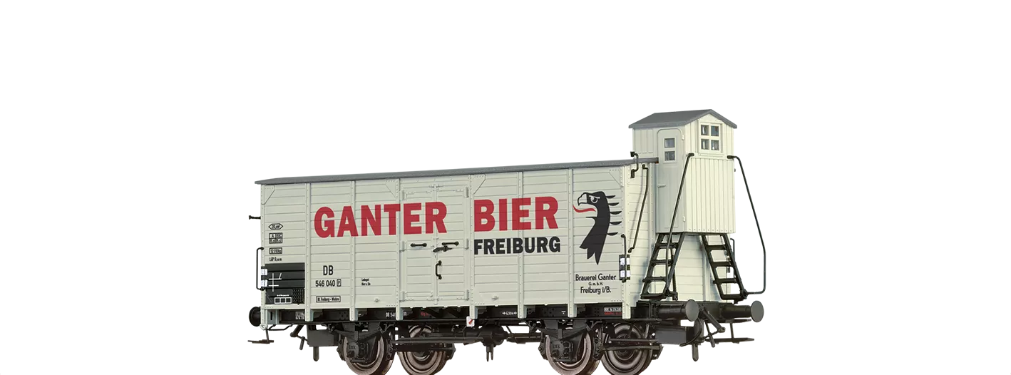 49871 - Gedeckter Güterwagen "Ganter Bier Freiburg" DB