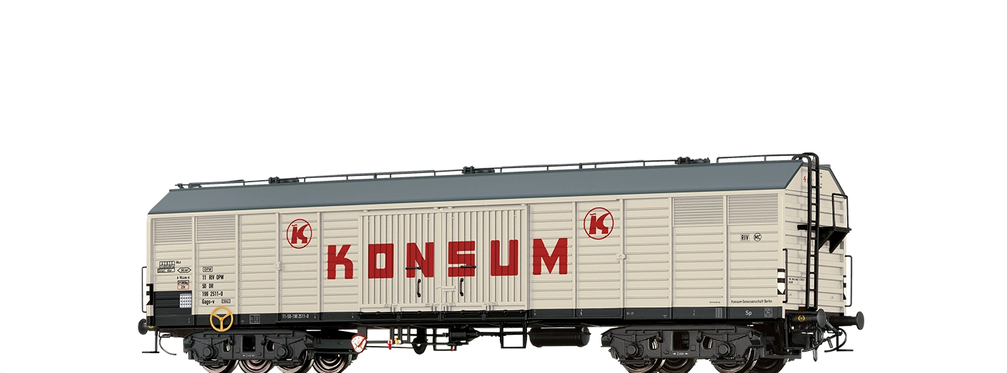 50412 - Gedeckter Güterwagen Gags-v "Konsum" DR