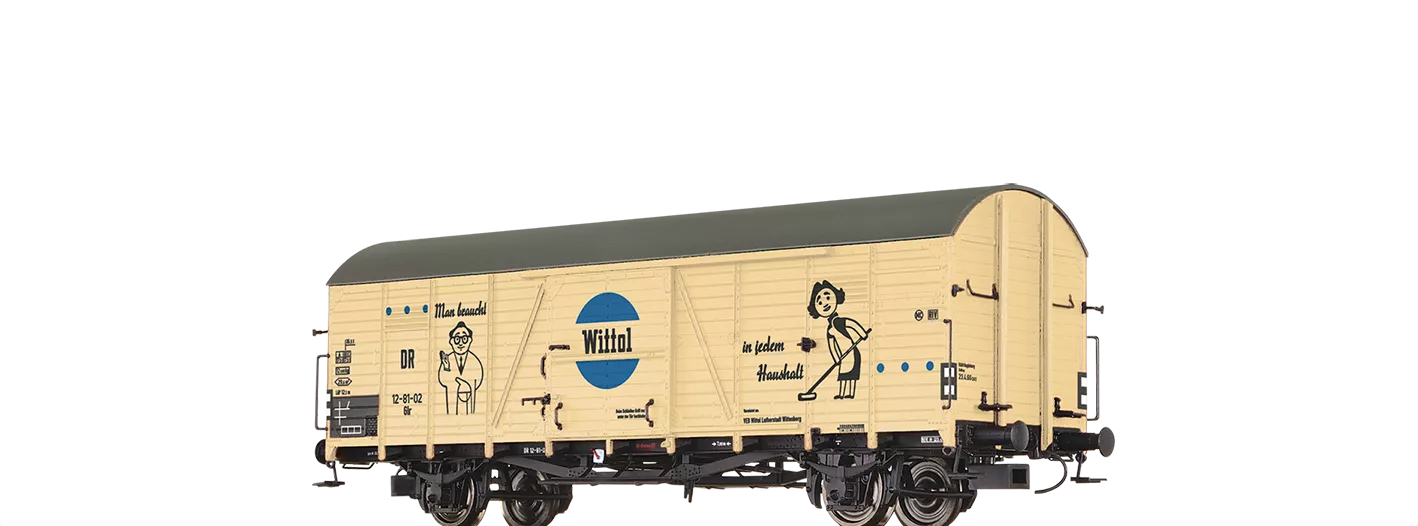 50489 - Gedeckter Güterwagen Glr "Wittol" DR
