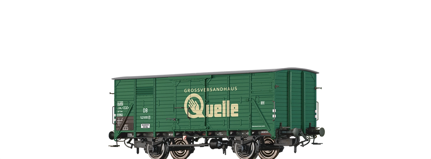 50955 - Gedeckter Güterwagen G10 "Quelle" DB