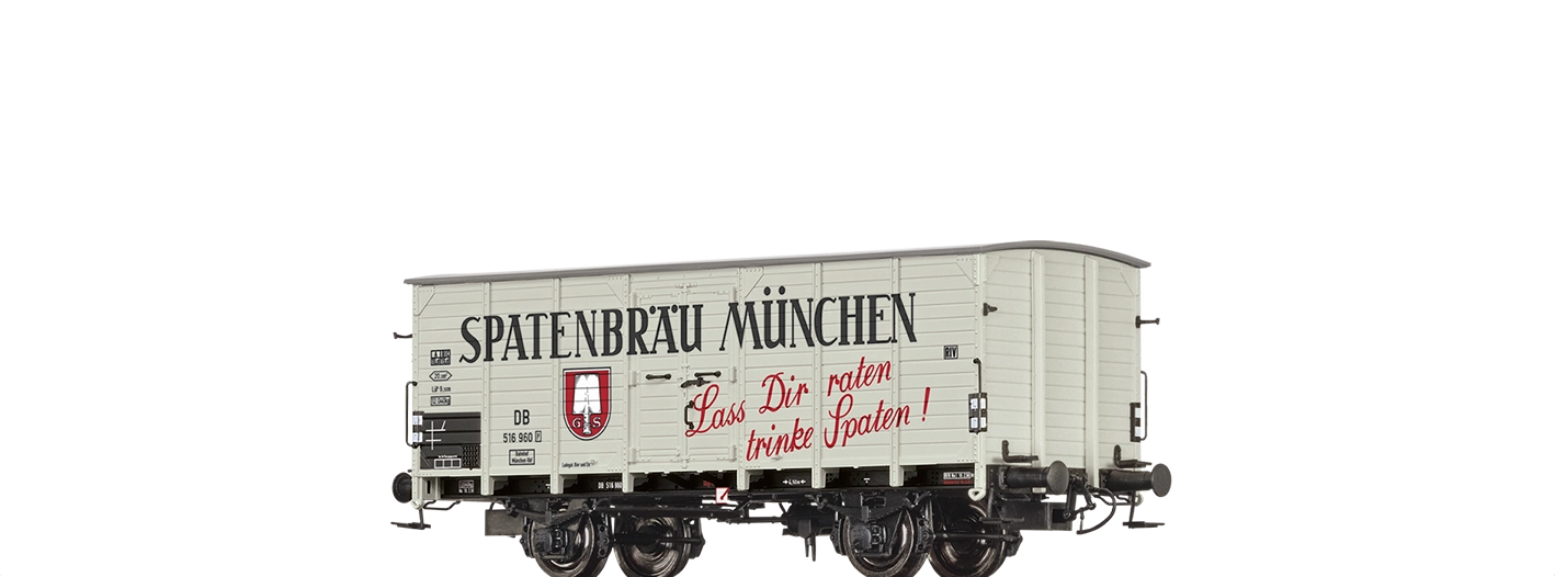 50987 - Gedeckter Güterwagen G10 "Spatenbräu München" DB