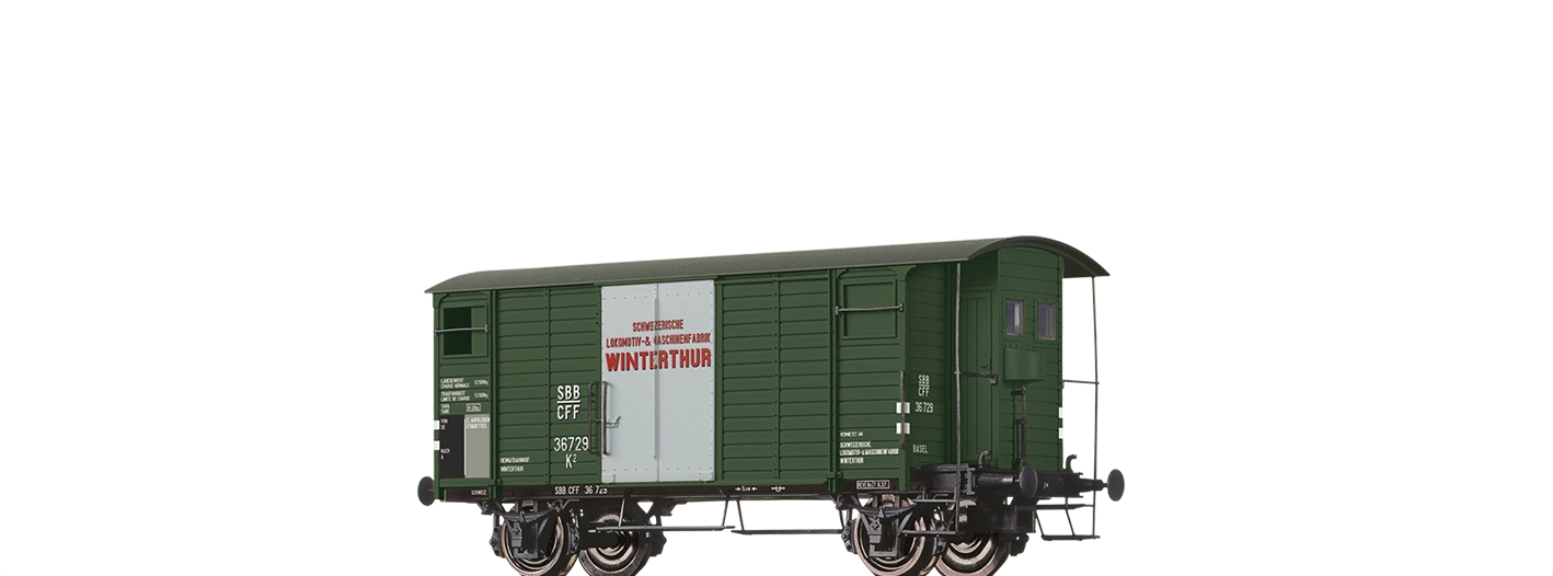 50990 - Gedeckter Güterwagen K2 "SLM Winterthur" SBB