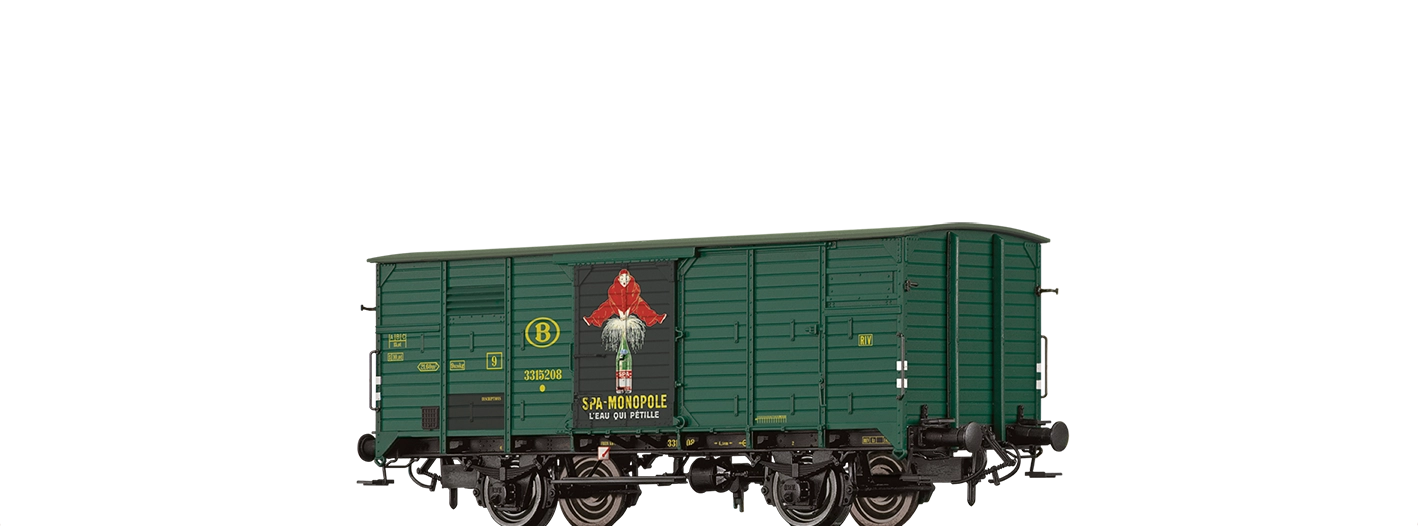 50995 - Gedeckter Güterwagen "SPA Monopole" SNCB