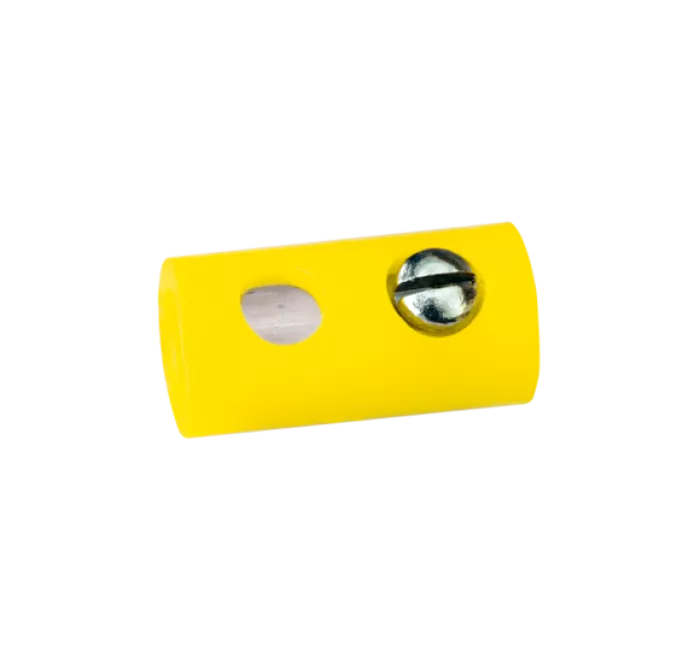 3011 - Muffen rund, ∅ 2,5 mm, gelb