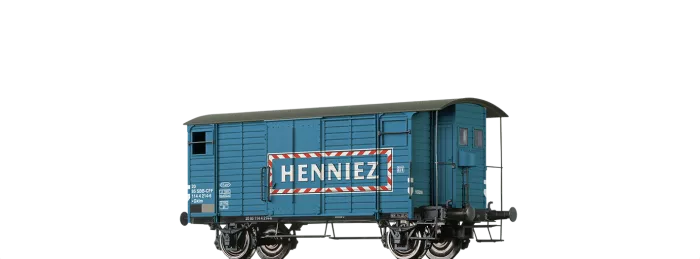 47882 - Gedeckter Güterwagen Gklm "Henniez" SBB