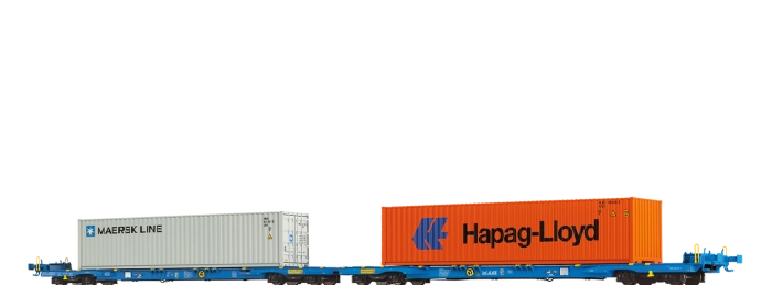 48109 - Containerwagen Sffggmrrss§36§ "MAERSK / Hapag-Lloyd" AAE