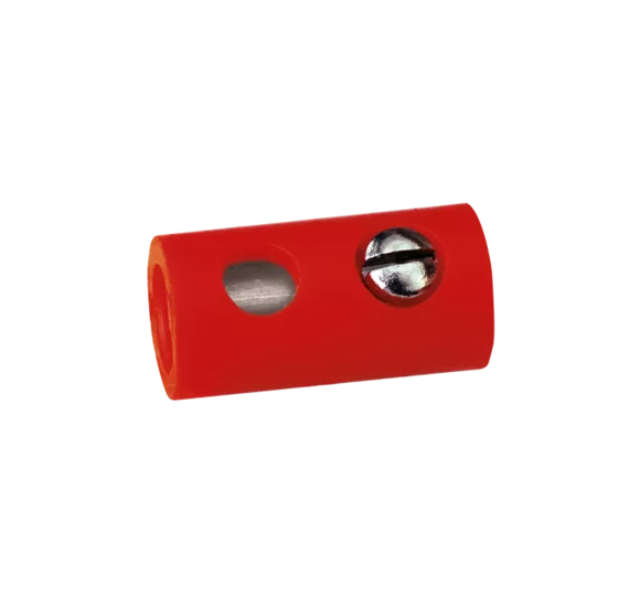 3012 - Muffen rund, ∅ 2,5 mm, rot
