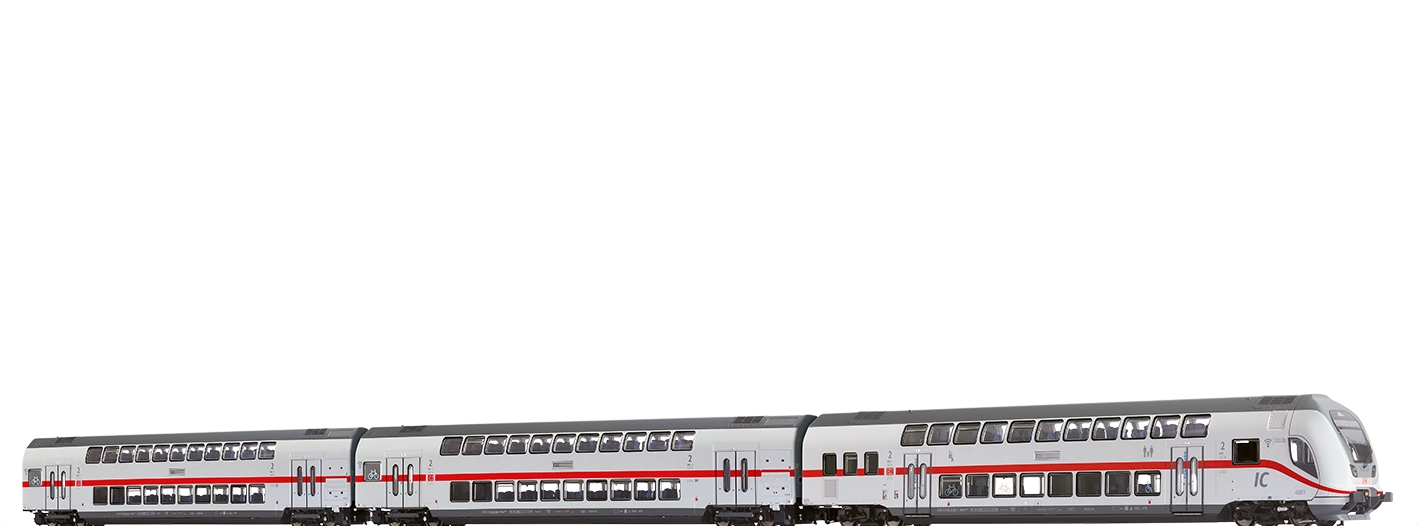 44560 - TWINDEXX Vario® IC2-Doppelstock-Wagenset DB AG, 3er-Einheit