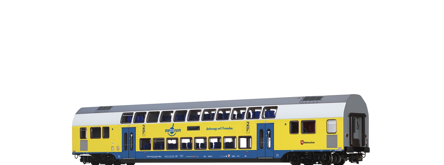 44571 - Doppelstock-Mittelwagen 2. Kl. Metronom (RE 3 Hamburg Hbf)