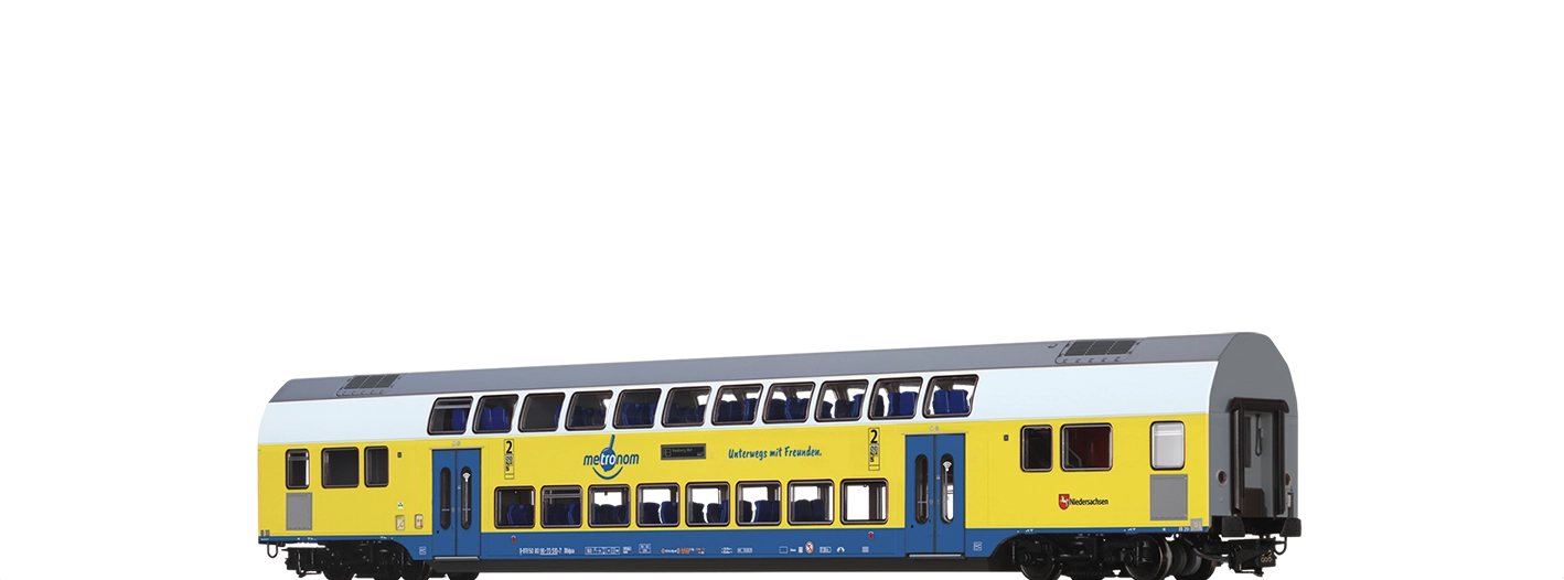 44595 - Doppelstock-Mittelwagen 2. Kl. Metronom (RE 3 Hamburg Hbf)