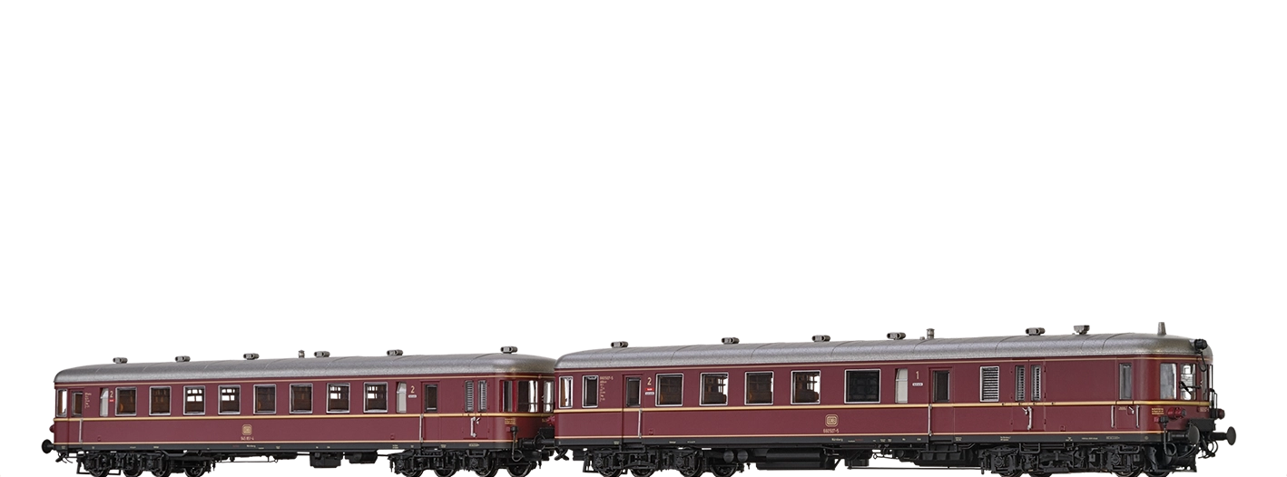 44740 - Verbrennungstriebwagen BR 660 und Beiwagen 945 DB