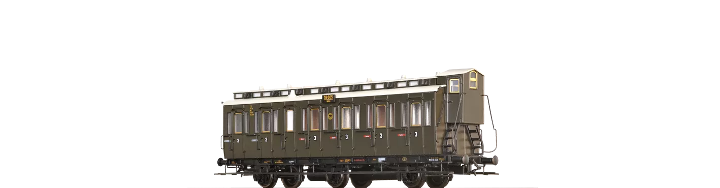 45452 - Abteilwagen C3 Pr 11 DRG