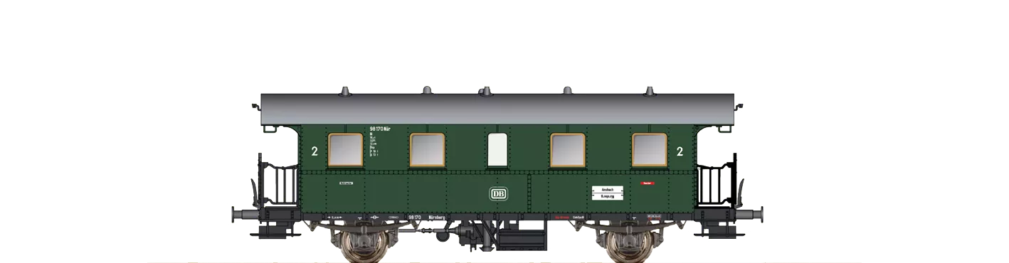 45800 - Einheits-Nebenbahnwagen Bi 24 DB