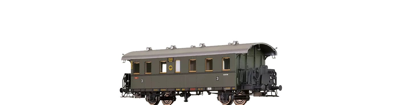 45818 - Einheits-Nebenbahnwagen Cidel-24 DRG (Beiwagen für "Rübezahl")