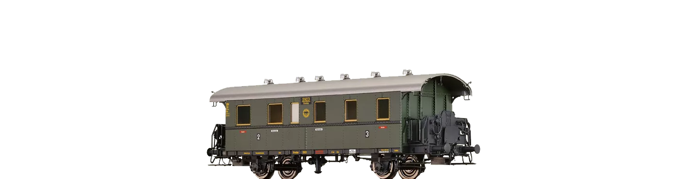 45820 - Einheits-Nebenbahnwagen Bciel-24 DRG (Beiwagen für "Rübezahl")