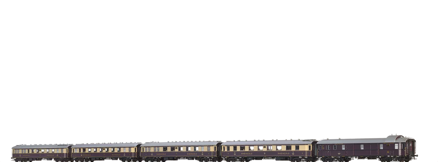 46463 - Rheingold Schnellzugwagen-Set DRG, 5er-Einheit