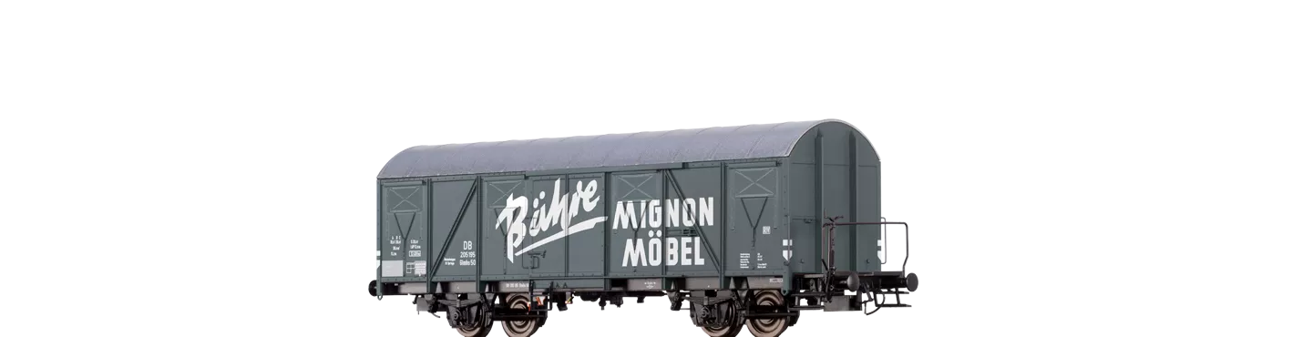 47251 - Gedeckter Güterwagen Glmhs "Bähre Mignon Möbel" DB