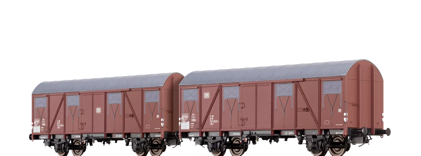47265 - Gedeckte Güterwagen Gbs 245 DB, 2er-Set