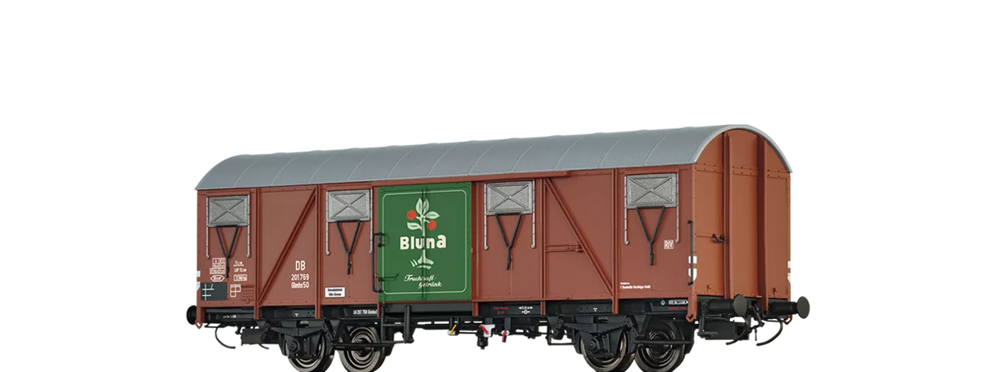 47273 - Gedeckter Güterwagen Glmhs 50 "Bluna" DB