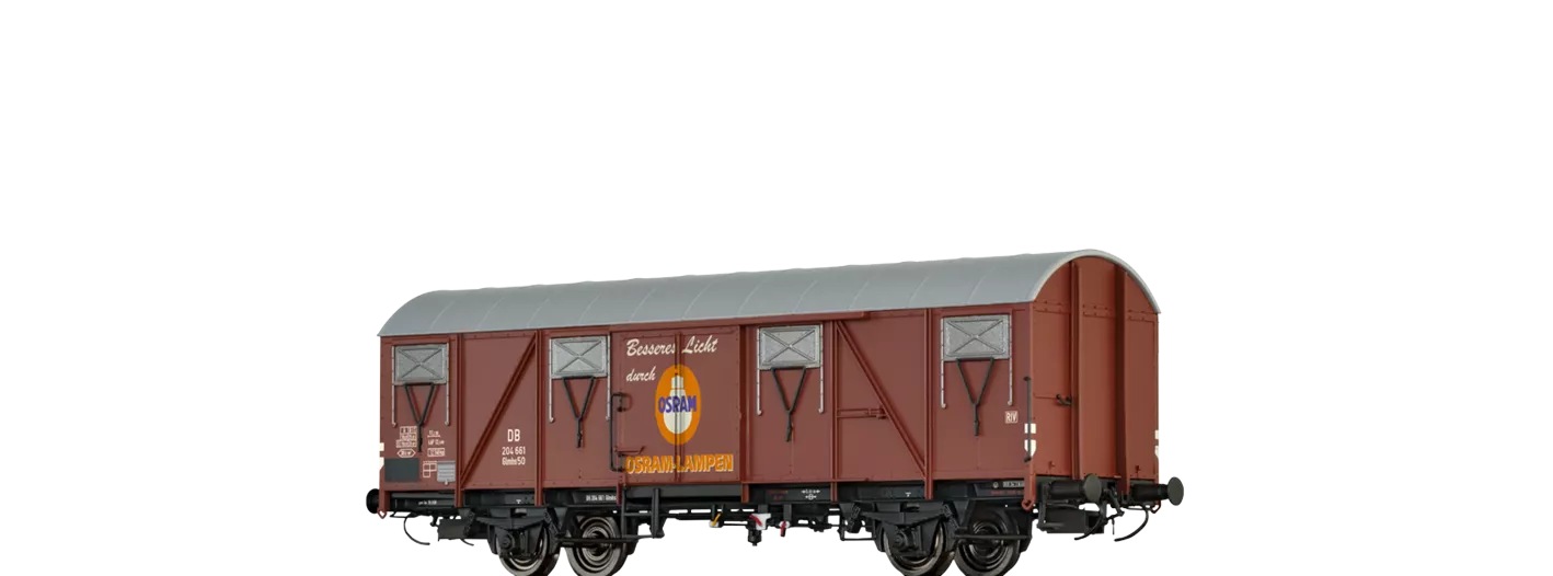 47283 - Gedeckter Güterwagen Glmhs 50 "OSRAM" DB