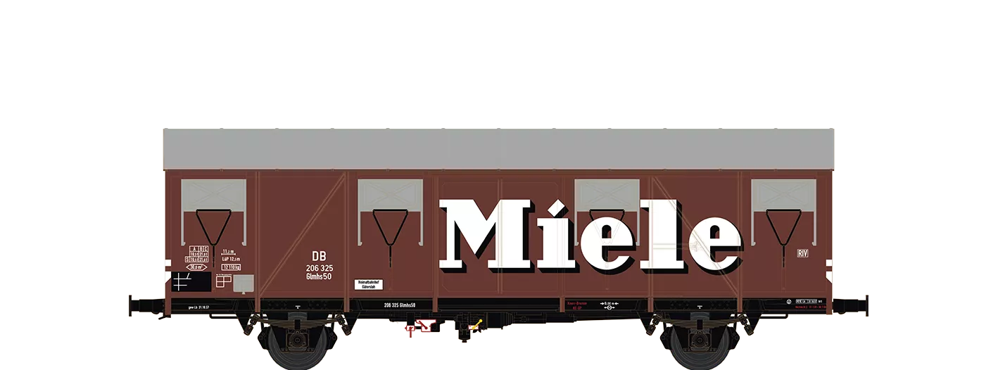 47285 - Gedeckter Güterwagen Glmhs 50 "Miele" DB