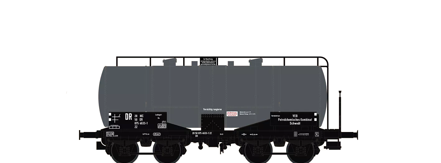 47417 - Kesselwagen ZZ "VEB Petrolchemisches Kombinat Schwedt" DR