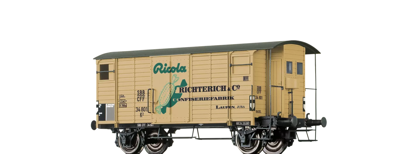 47853 - Gedeckter Güterwagen K2 "Ricola" SBB