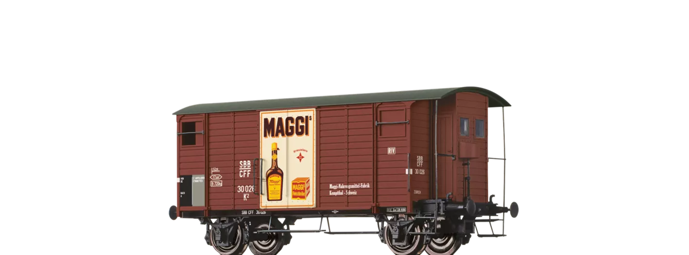 47857 - Gedeckter Güterwagen K2 "Maggi" SBB