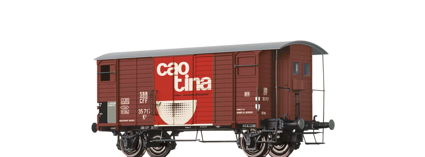 47859 - Gedeckter Güterwagen K2 "Caotina" SBB