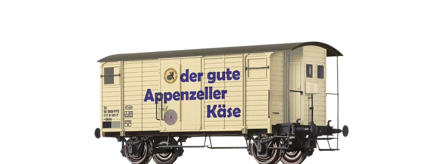 47860 - Gedeckter Güterwagen K2 "Appenzeller Käse" SBB