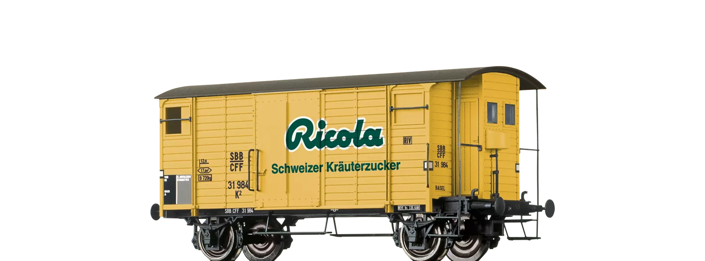 47862 - Gedeckter Güterwagen K2 "Ricola" SBB