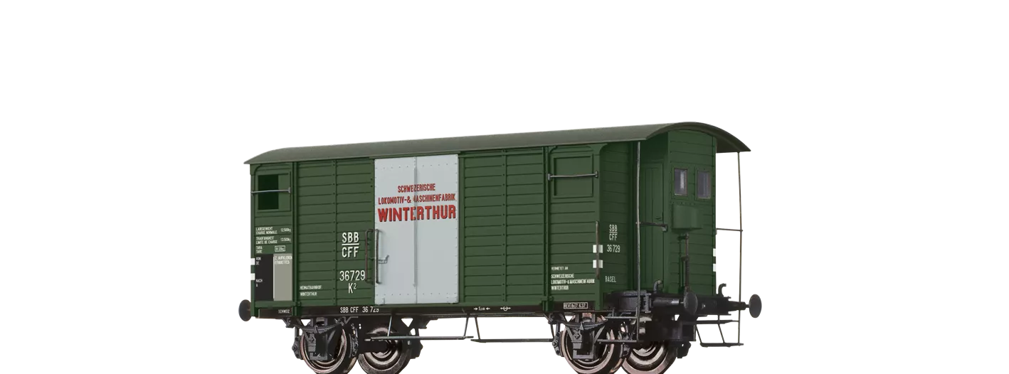 47867 - Gedeckter Güterwagen K2 "SLM Winterthur" SBB