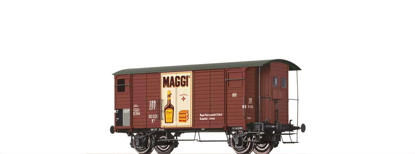47874 - Gedeckter Güterwagen K2 "Maggi" SBB