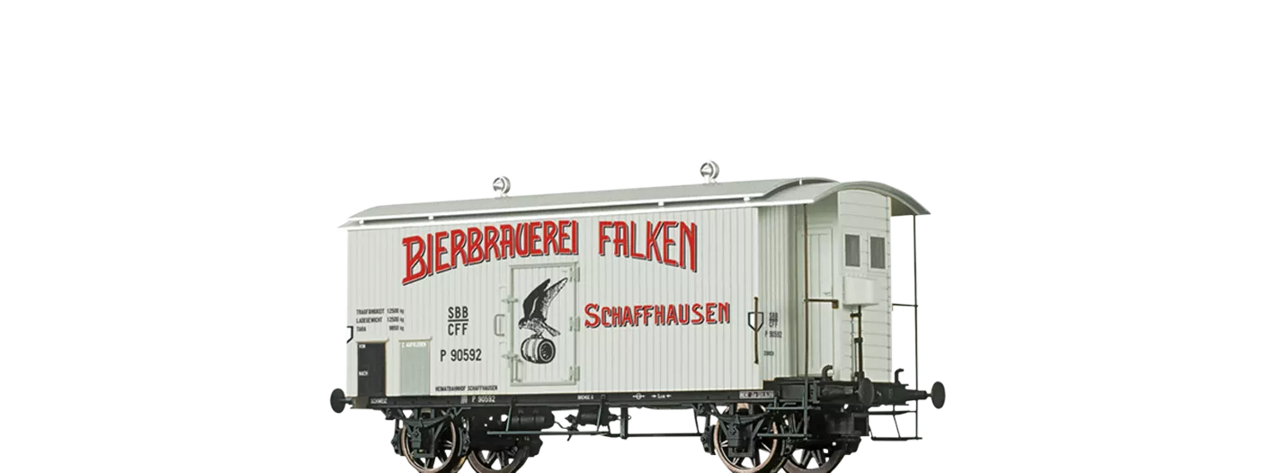 47875 - Gedeckter Güterwagen K2 "Falken Brauerei Schaffhausen" SBB