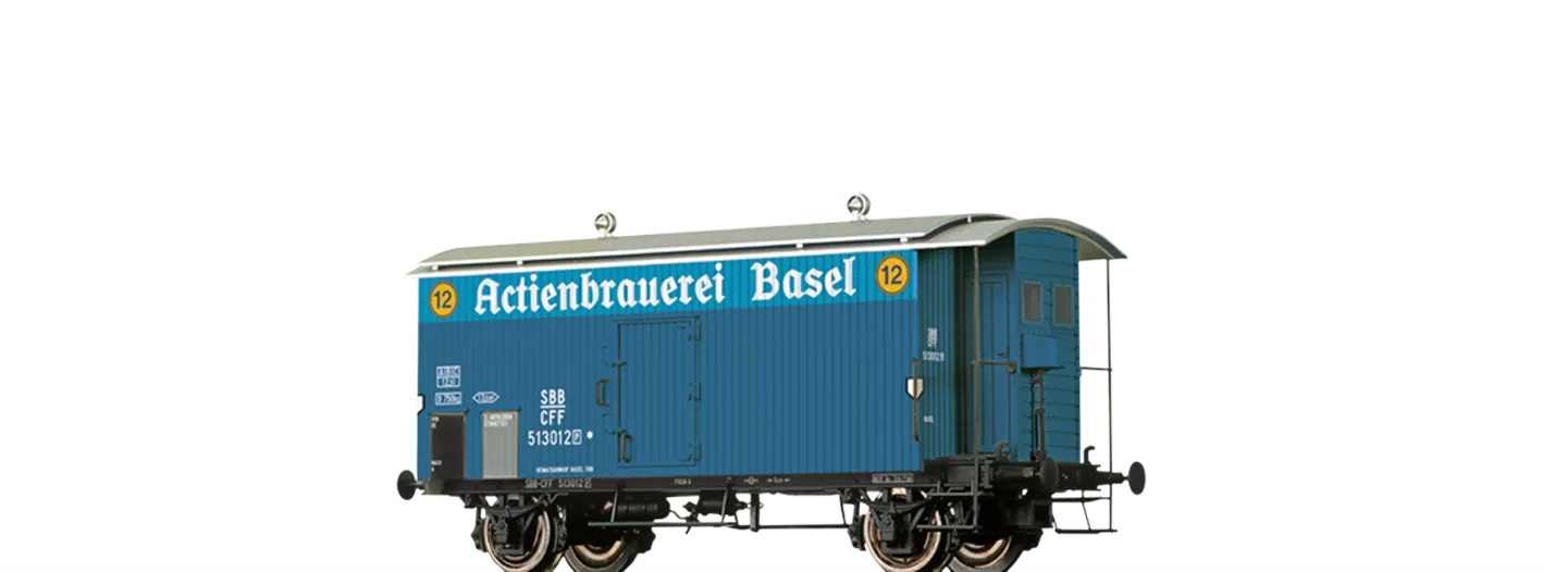 47878 - Gedeckter Güterwagen K2 "Actienbrauerei Basel" SBB