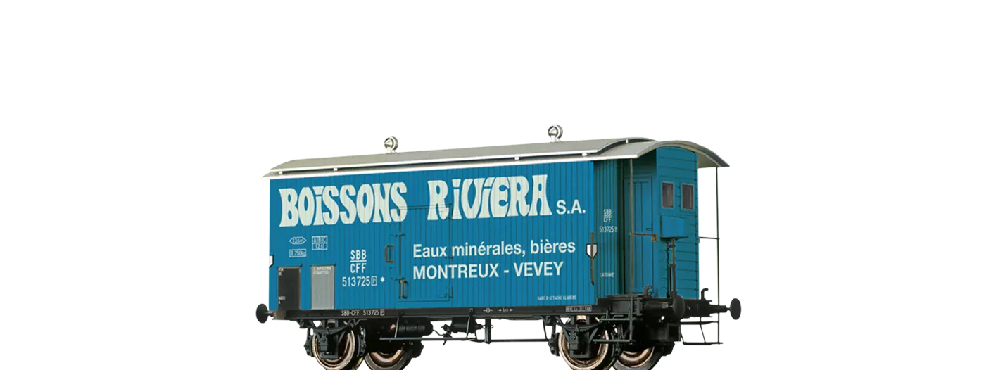 47879 - Gedeckter Güterwagen K2 "Boissons Riviera" SBB