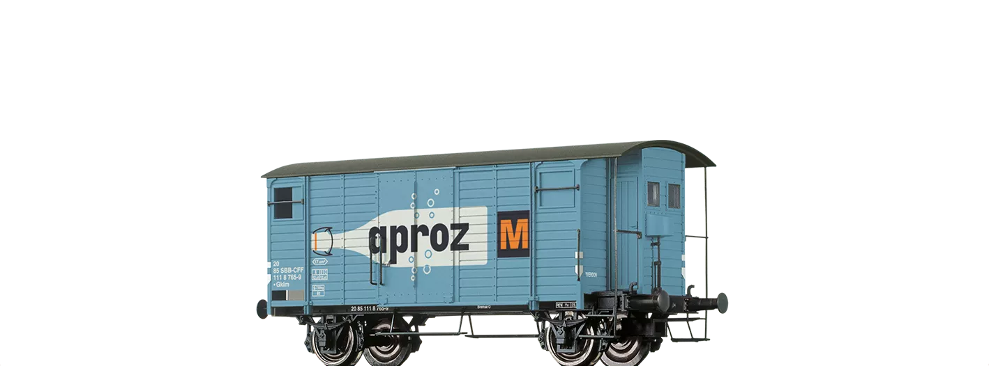 47885 - Gedeckter Güterwagen Gklm "Aproz" SBB