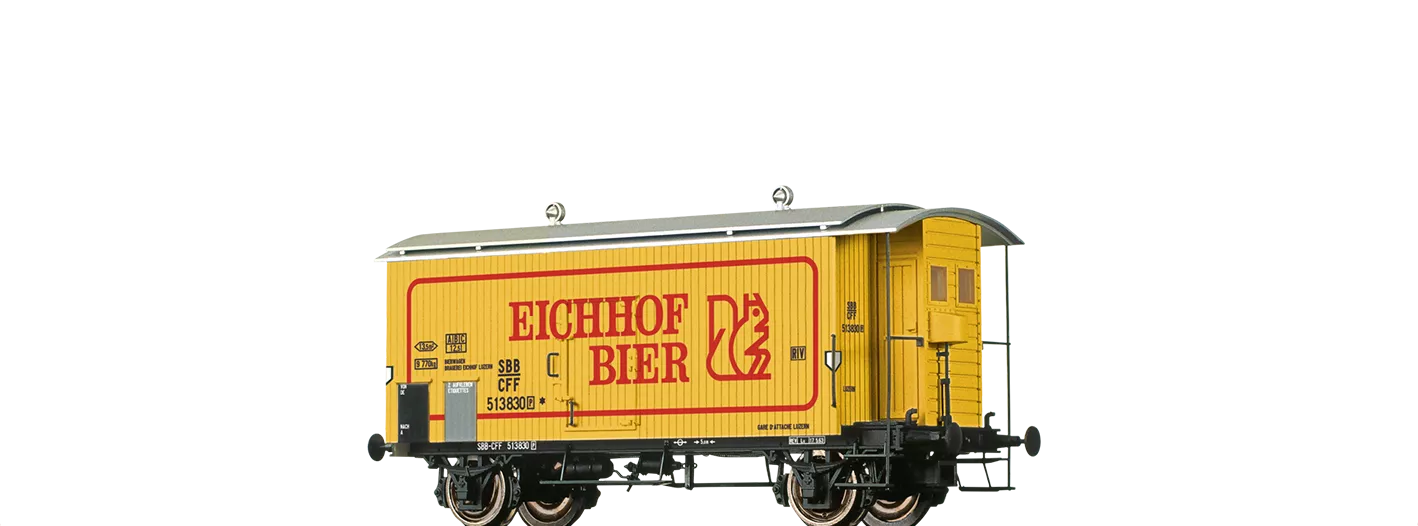 47887 - Gedeckter Güterwagen K2 "Eichhof Bier" SBB