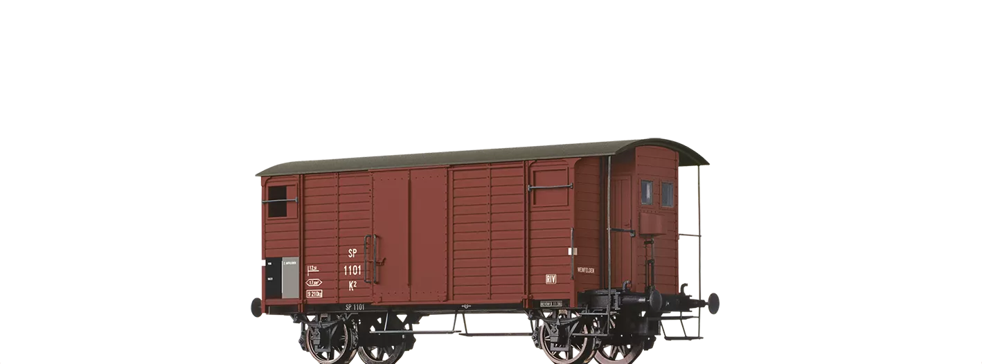 47888 - Gedeckter Güterwagen K2 MThB / SP