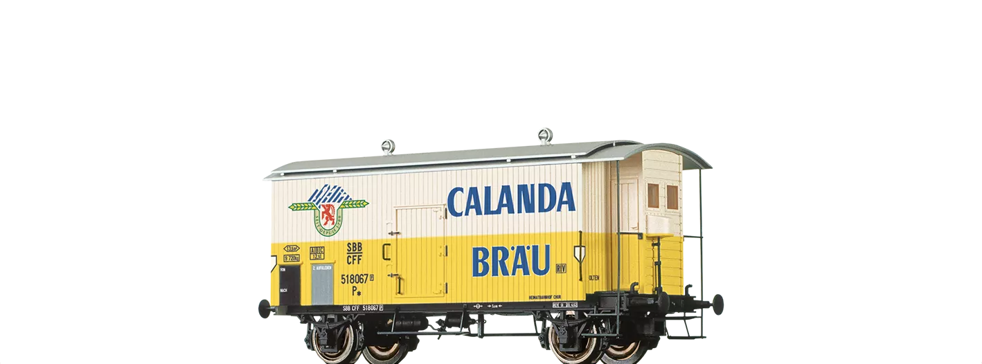 47889 - Gedeckter Güterwagen K2 "Calanda" SBB