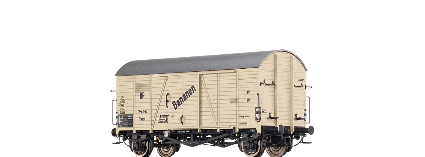 47946 - Gedeckter Güterwagen Twrso „Bananen” DR