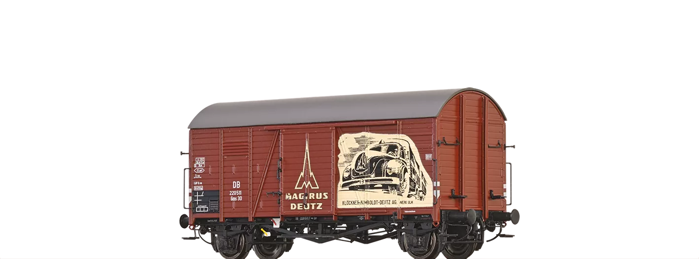 47983 - Gedeckter Güterwagen Gms 30 "Magirus Deutz" DB