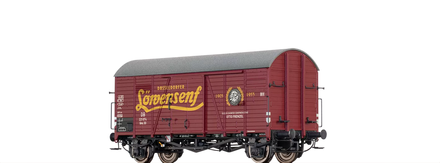 47984 - Gedeckter Güterwagen Gms 30 "Löwensenf" DB