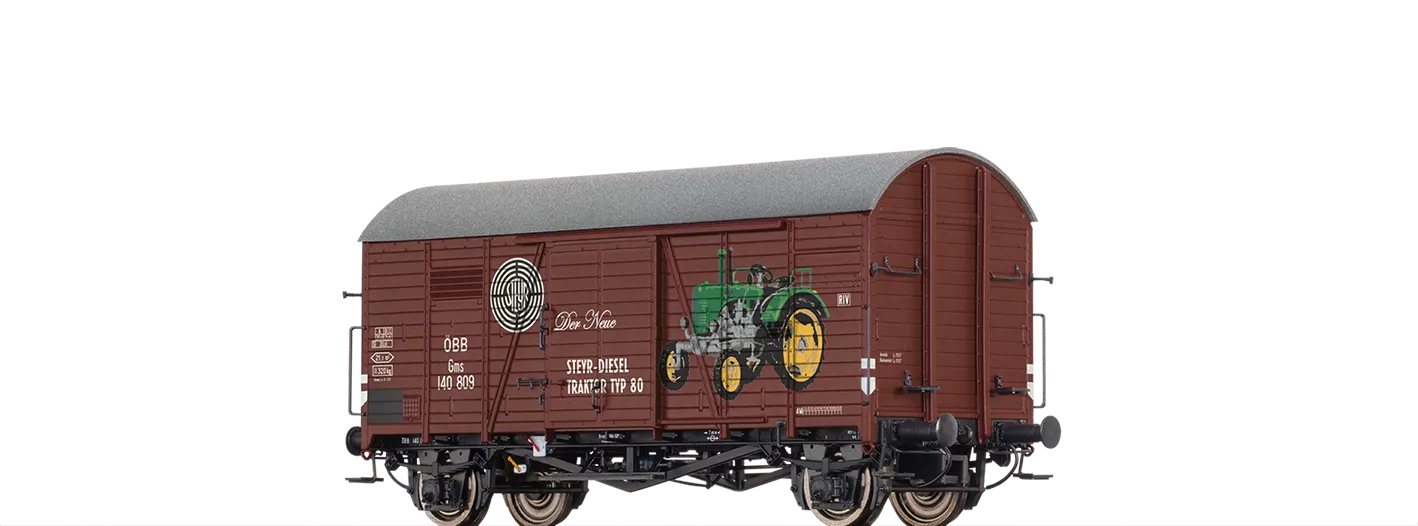 47987 - Gedeckter Güterwagen Gms "Steyr Puch" ÖBB